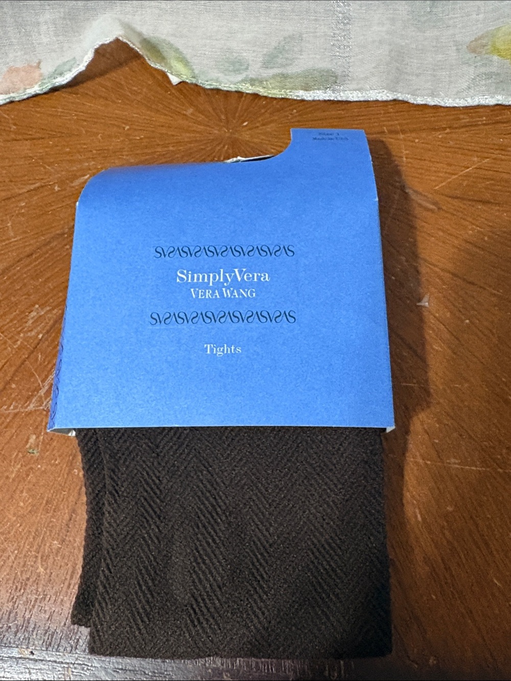 Simply Vera Vera Wang‎ Brown Herringbone Women Tights